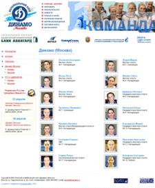 Разработка сайта НП СК «Динамо» (Москва)