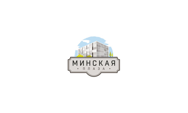Разработка логотипа для бизнес-центра "Минская плаза"