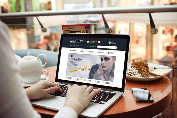 Разработка интернет-магазина профессиональной косметики Luxline-shop.ru