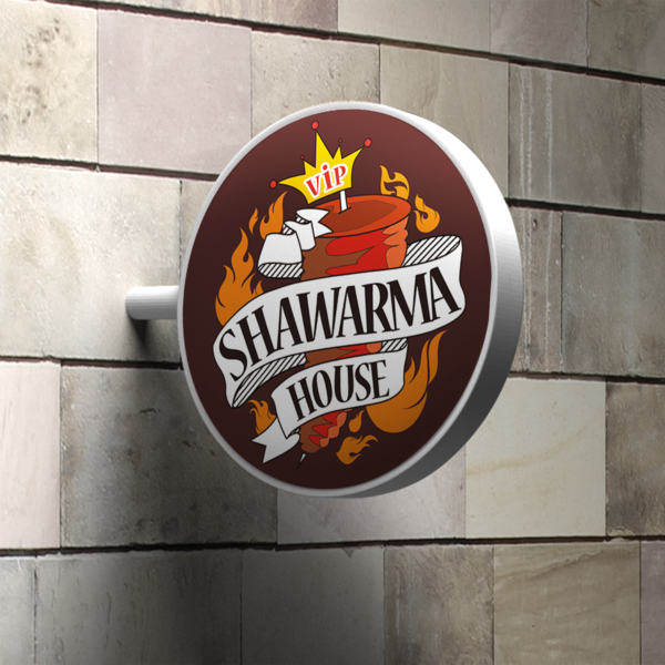 Фирменный стиль закусочной Shawarma House